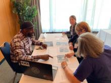 TA Teacher Shaun Robinson (pictured left) attended a Library of Congress Summer Teacher Institute
